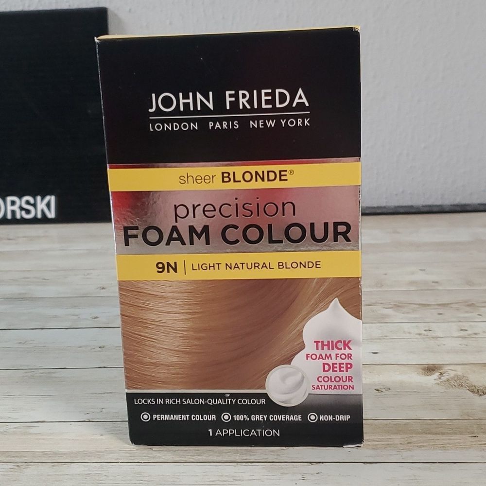 NEW John Frieda Sheer Blonde Precision‎ Foam Color 9N Light Natural Blonde